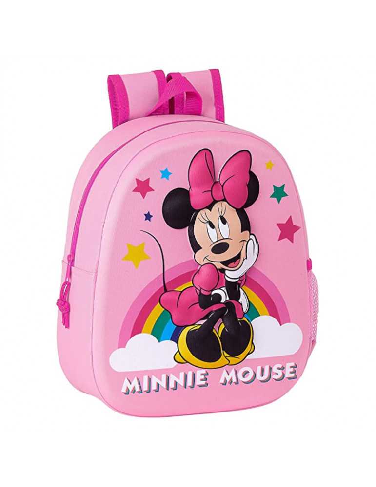 Mochilas Escolar Para Niñas 3d Minnie Mouse Mochila Escolares De 3 4 5 6 7  Años for sale online