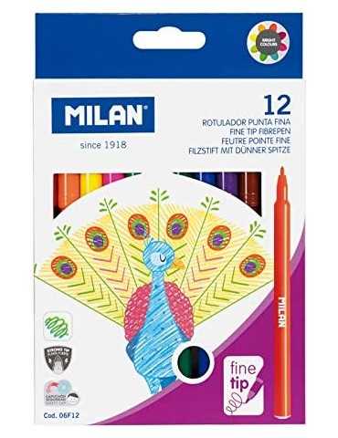 MILAN - Caja 12 rotuladores...