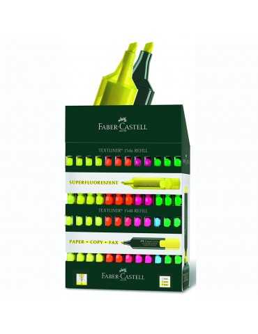 Expositor 120 Marcadores Faber Castell con colores surtidos
