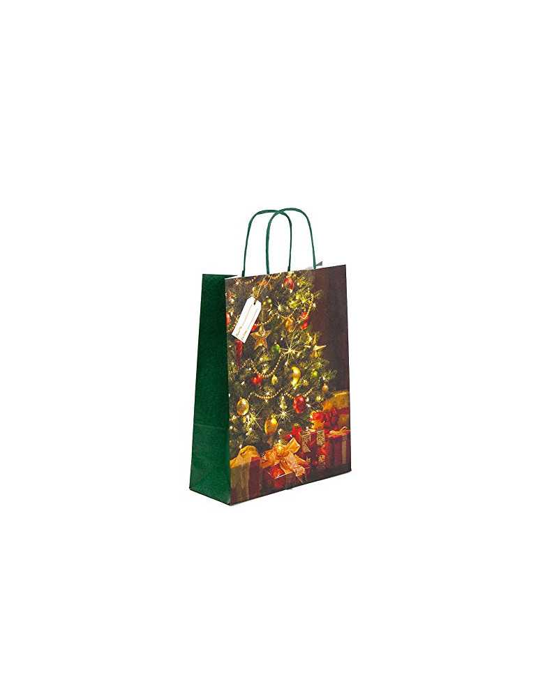 Pack 10 bolsas Navidad 1501-A L 40x32cm