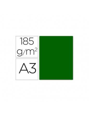 Cartulina A3 185g Verde Billar
