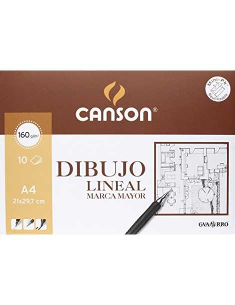 Canson Marca Mayor, Minipack A4, 10 hojas, 160 g
