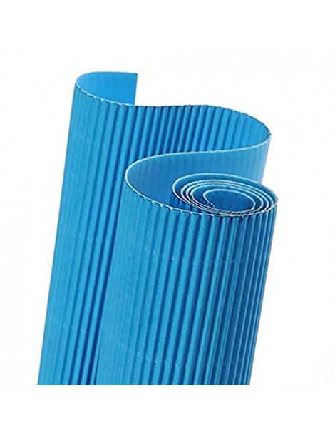 Rollo 50x70 cm, Canson Cartón Ondulado 300g, Azul Turquesa