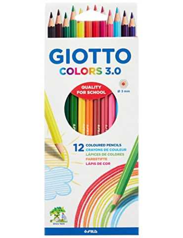 Giotto Colors 3.0 Estuche de 12 Lápices de Color