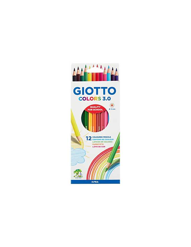 Giotto Colors 3.0 Estuche de 12 Lápices de Color