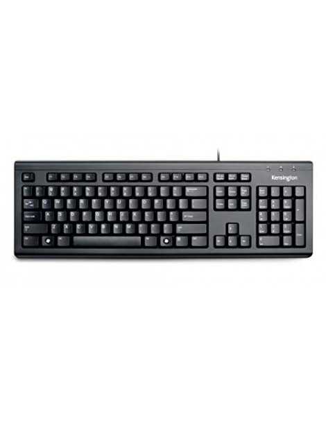 Kensington ValuKeyboard Teclado alámbrico para PC, portátil, PC de escritorio, ordenador y notebook, el teclado es compatible co