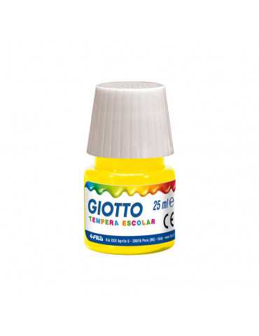 Témpera Giotto uso escolar 25 ml (Amarillo)