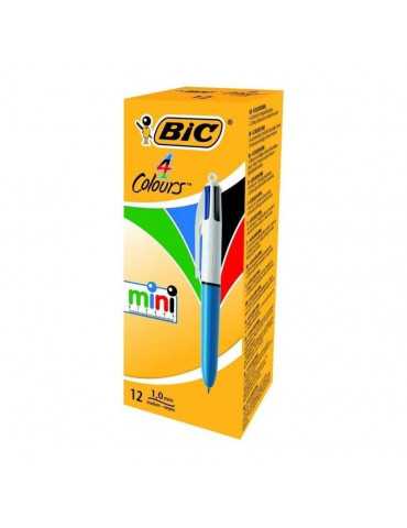 Bolígrafo Bic 4 Colores Mini caja 12u