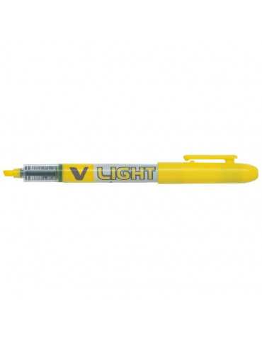 Pilot V Liquid Light 3,6 mm punta biselada de subrayador, amarillo, Caja de 12