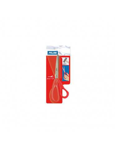 Milan - Blíster tijeras de oficina rojas básicas 20 cm