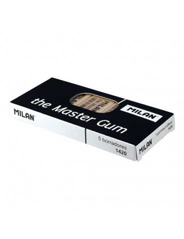 MILAN Master Gum CMM1420-05 - Pack de 5 gomas