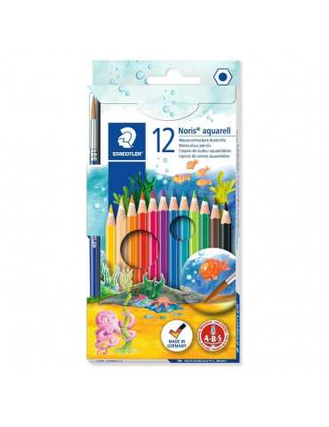 Sg Educación 14410NC12  Staedtler acuarela lápices de colores (Pack de 12)
