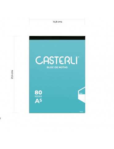 Casterli - Bloc de notas A5 - Interior liso