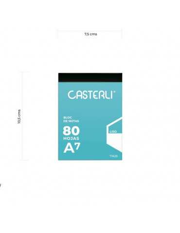 Casterli - Bloc de notas A7 - Interior liso