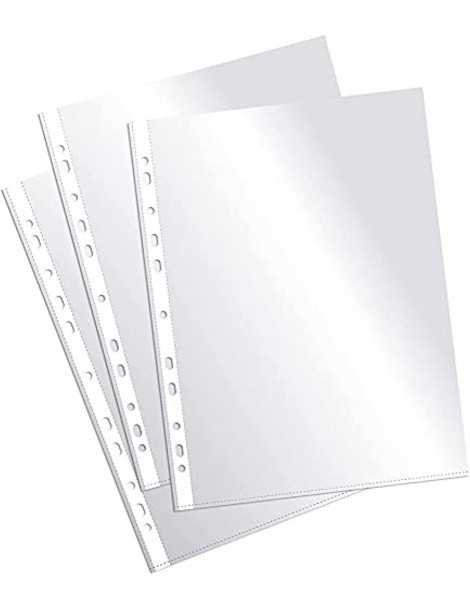 Casterli - Fundas multitaladro folio-cristal, 90 micras, transparente.