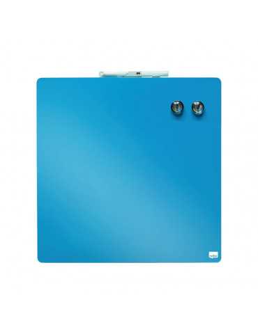 Rexel - Pizarra magnética individual, 360x360mm, Diseño cuadrado, Azul
