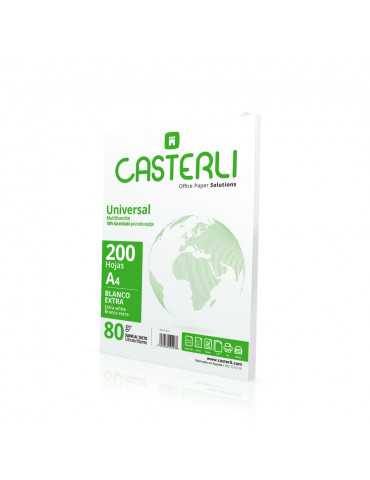 Paquete 200 folios Casterli A4 Extra blanco