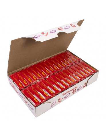 JOVI - Caja De Plastilina, 30 Pastillas 50 G, Color rojo